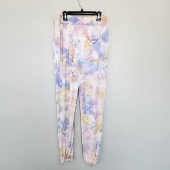 Young Fabulous & Broke Tie Dye Sweatpant Joggers Sz M Pockets Drawstring Pastel - Picture 4 of 7